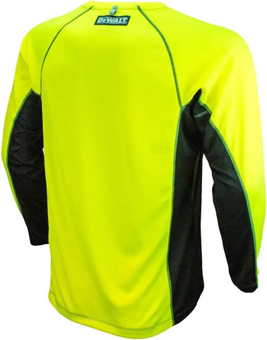 DEWALT DST21-NPGB-L Non-Rated Two Tone Performance T-Shirt, Large