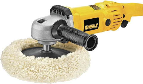 DEWALT Variable Speed Polisher, includes 2 position side handle, backing pad, 7 to 9-Inch (DWP849)