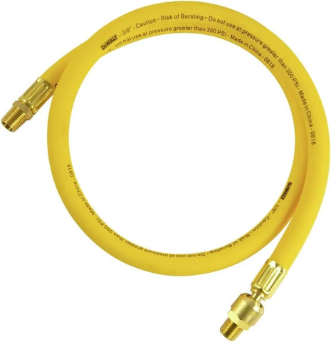 DeWalt DXCM012-0208 3/8” x 3’ Premium Hybrid Whip Hose , Yellow