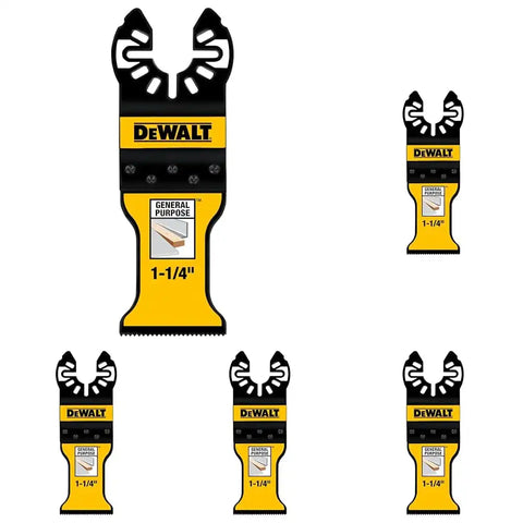 DEWALT 1-1/4 in, Titanium Oscillating Tool Blade for Wood with Nails,(DWA4203-3) 3 Count (Pack of 5)