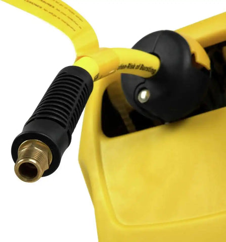 DEWALT DXCM024-0345 Hose Reel Automatic Retraction Enclosed Air Hose Reel , Yellow