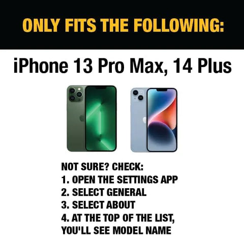 DEWALT Glass Screen Protector for iPhone 13 Pro Max/14 Plus — Apple Compatible Tempered Glass Screen Protector — Easy Install Screen Protection for iPhone 13 Pro Max/14 Plus — Applicator Included —
