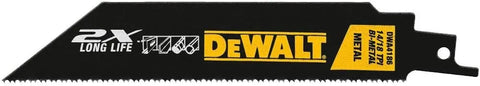 DEWALT 6-Inch Reciprocating Saw Blades, 14 TPI, 5-Pack (DWA4186)