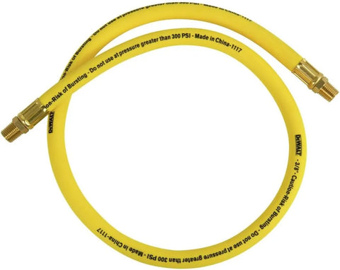 DeWalt DXCM012-0208 3/8” x 3’ Premium Hybrid Whip Hose , Yellow