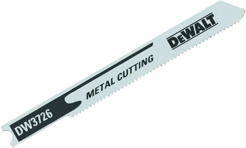 DEWALT DW3726-5 3-Inch 24 TPI Thin Metal Cut Cobalt Alloy Steel U-Shank Jig Saw Blade (5-Pack)