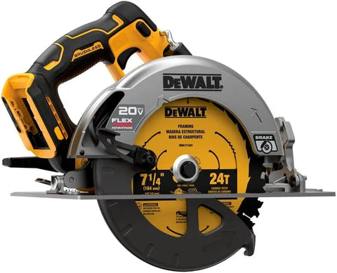 DEWALT FLEXVOLT ADVANTAGE 20V MAX* Circular Saw, 7-1/4-Inch, Cordless, Tool Only (DCS573B)