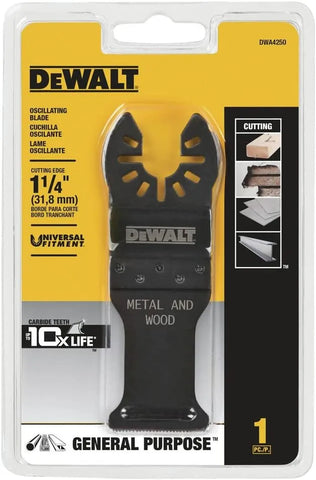 DEWALT DWA4250 Carbide Oscillating Blade, 1-3/8"