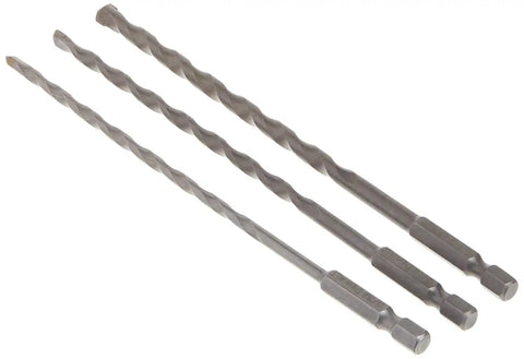 DEWALT DWA5103 Impact Ready Masonry Bit Set, 3 Piece
