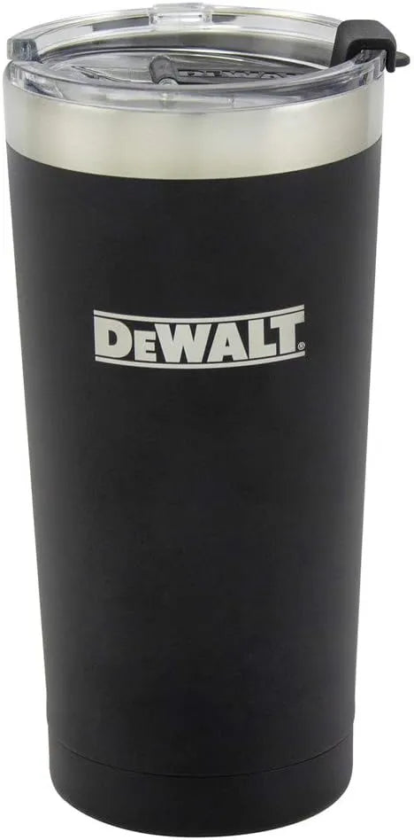 DEWALT Stainless Steel Tumbler, Black, 20 Ounce, 1 Count (Pack of 1)