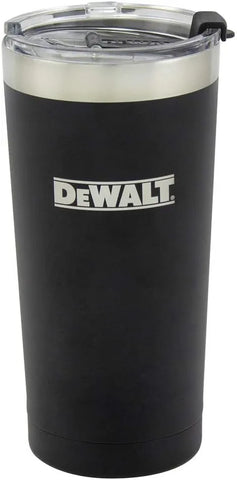 DEWALT Stainless Steel Tumbler, Black, 20 Ounce, 1 Count (Pack of 1)