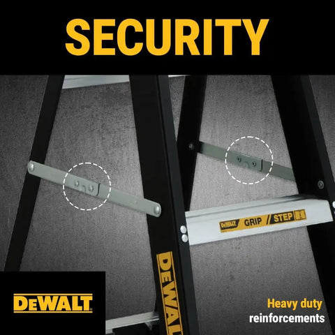 DeWalt Type I 250lb Rated FG Stepladder 8' DXL3110-08