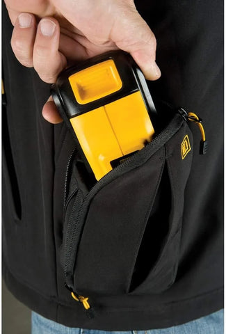 DEWALT DCHJ060C1-2XL 20V/12V MAX Black Heated Jacket Kit, XX-Large