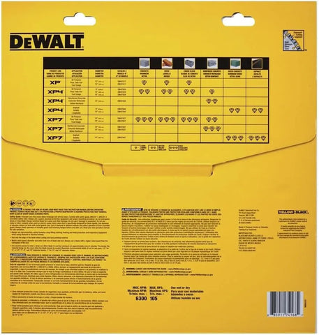 DEWALT DW4721T 12IN SEGMENTED XP ALL PURPOSE