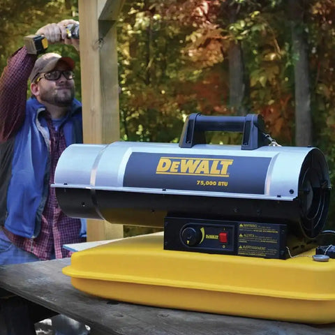 DEWALT DXH75KT Kerosene Heater, 75K BTU