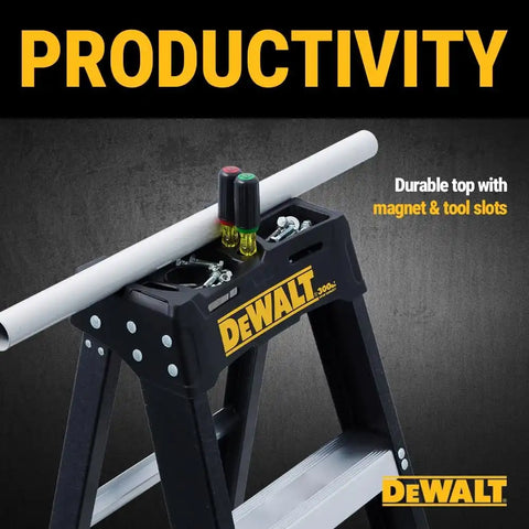DeWalt Type IA 300lb Rated FG Stepladder 4' DXL3010-04