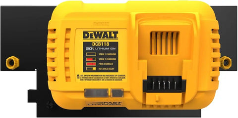 DEWALT Battery Organizer, for Battery Charger, Rail Mount, DEWALT Workshop Storage System Compatible (DWST82821)