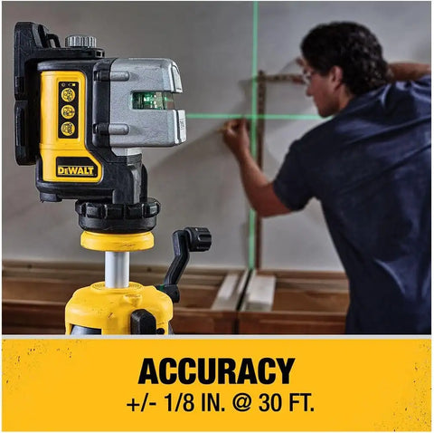 DEWALT Laser Level, Multi-Line, Green, 30-Foot Range (One Size)