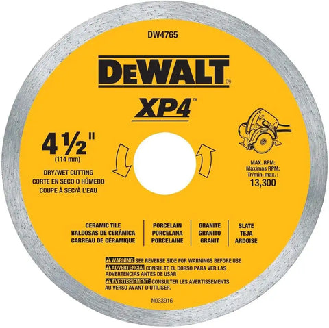 DEWALT DW4735 4-Inch by .060-Inch Wet/Dry XP4 Porclean and Tile Blade