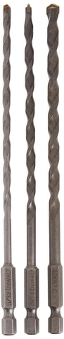 DEWALT DWA5103 Impact Ready Masonry Bit Set, 3 Piece