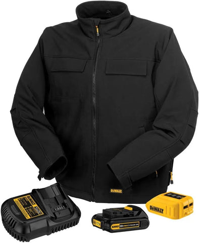 DEWALT DCHJ060C1-S 20V/12V MAX Black Heated Jacket Kit, Small