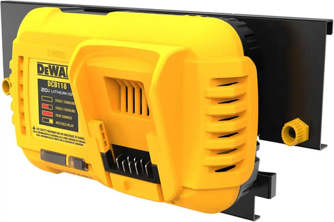 DEWALT Battery Organizer, for Battery Charger, Rail Mount, DEWALT Workshop Storage System Compatible (DWST82821)