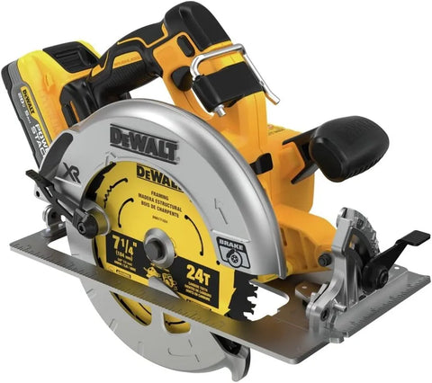 DEWALT 20V MAX Circular Saw, Cordless, 7-1/4 inch, Battery and Charger Included (DCS570H1)