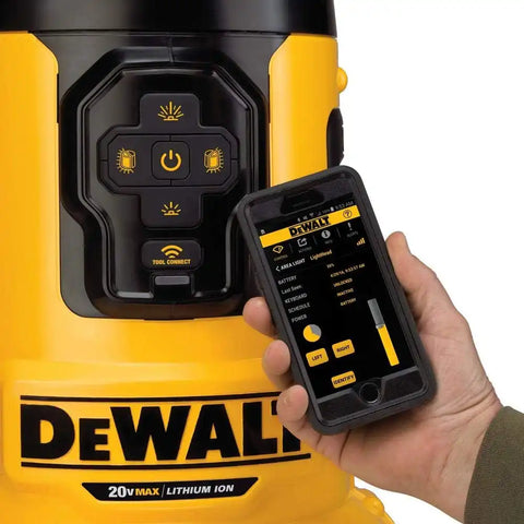 DEWALT DCL070 20V MAX Bare Tool FLEXVOLT Bluetooth LED Area Light