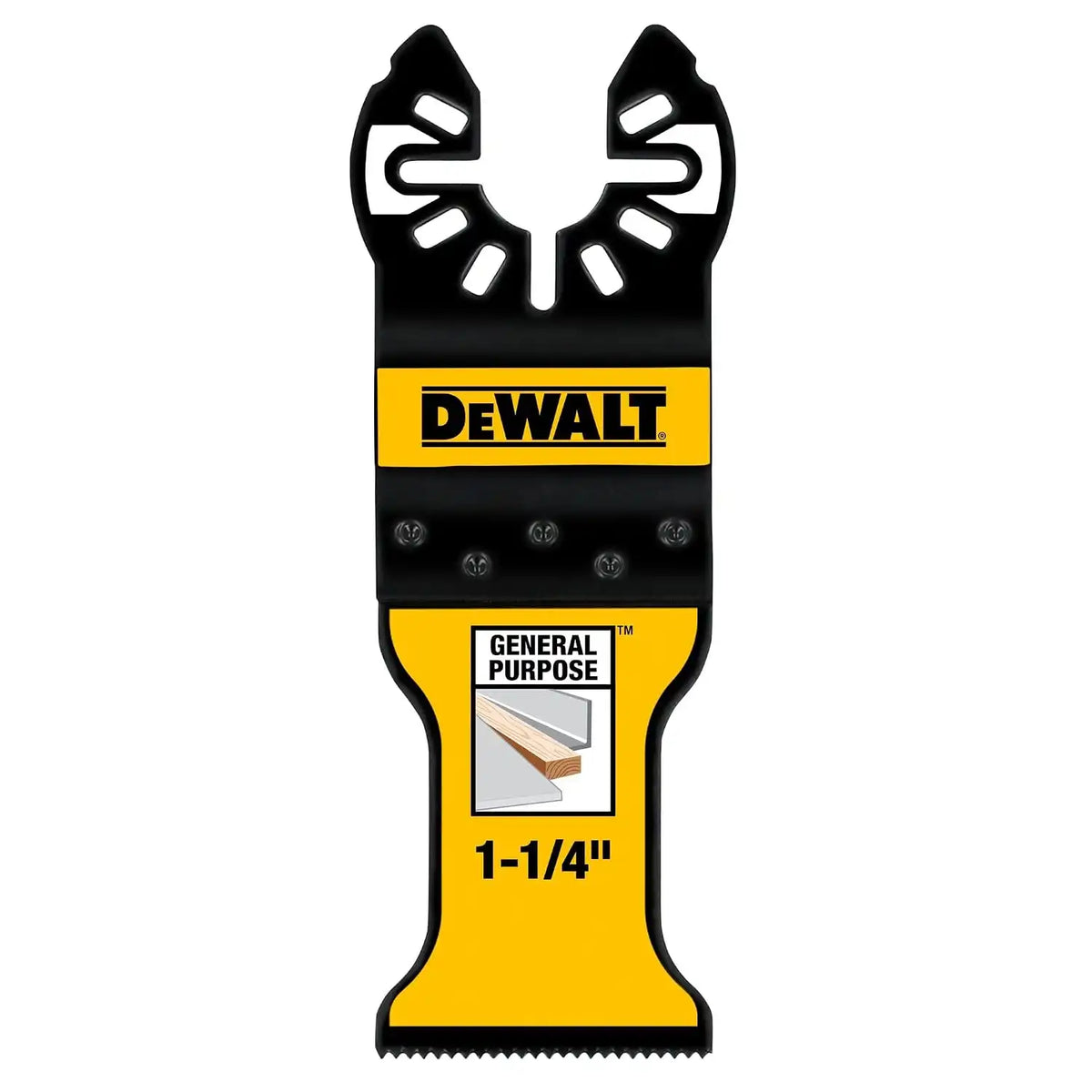 DEWALT 1-1/4 In, Titanium Oscillating Tool Blade For Wood with Nails, 3 Pack, (DWA4203-3)