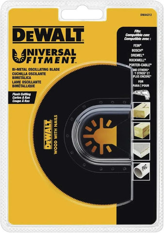 DEWALT Dwa4212 Oscillating Flush Cut Blade, Black