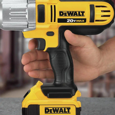 DEWALT DCF889M2 20-volt MAX Lithium Ion 1/2-Inch High Torque Impact Wrench with Detent Pin, Yellow