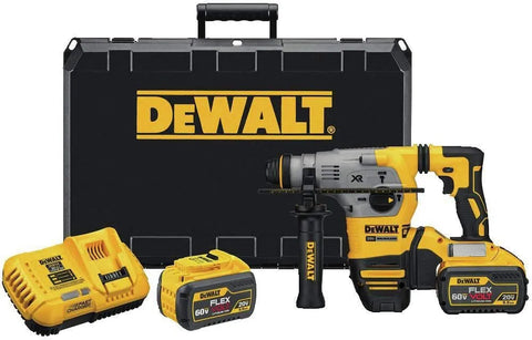 DEWALT 20V MAX* XR Rotary Hammer Drill, L-Shape, SDS Plus, 1-1/8-Inch (DCH293X2)