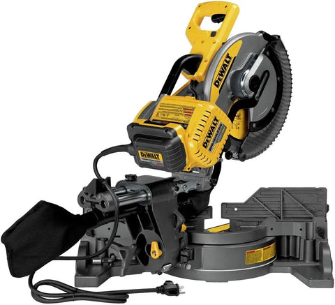 DEWALT FLEXVOLT 120V MAX* Miter Saw, 12-Inch, Double Bevel, Compound, Sliding, Tool/Adapter Only (DHS790AB)