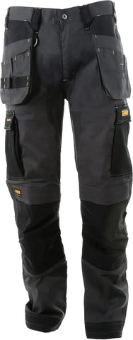 DEWALT Barstow Men's Pro-Stretch, Water Resistant, Slim Fit, Holster Pocket, Utility Work Pants