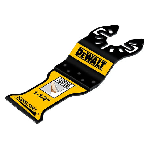 DEWALT 1 1/4' PLUNGEPOINT Oscillating Tool Blade, General Purpose Blade, 25 Pack (DWA4258B25)