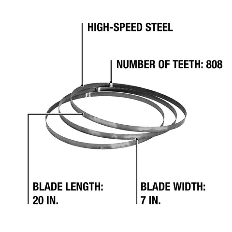 DEWALT Portable Band Saw Blade, 32-7/8-Inch, .020-Inch, 18 TPI, (DW3983C) (Pack of 30)