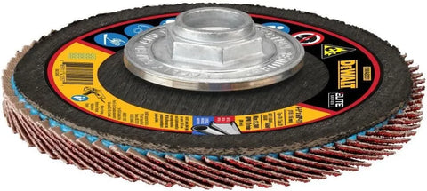 DEWALT DWA8281H 60G T29 XP Ceramic Flap Disc, 4-1/2" x 5/8"