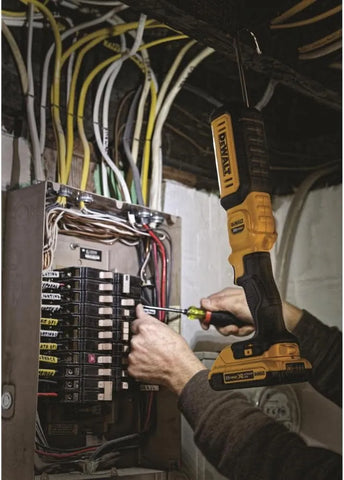 DEWALT 20V MAX LED Work Light, Rechargeable Flashlight, Pivoting Head, Bare Tool Only (DCL050)
