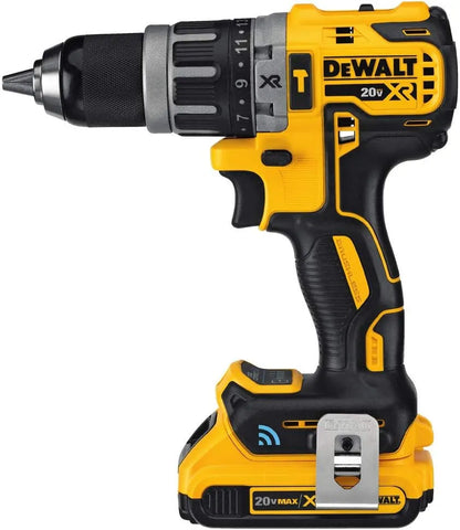DEWALT 20V MAX* XR Hammer Drill Kit, Tool Connect Bluetooth (DCD797D2)