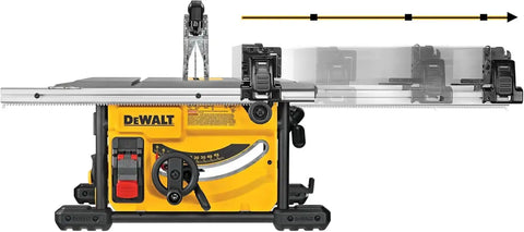 DEWALT 15 Amp 8-1/4 in. Compact Portable Jobsite Table Saw (DWE7485)