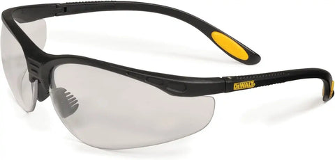 Dewalt DPG58-11C Reinforcer Clear Anti-Fog Protective Safety Glasses with Rubber Temple Pads
