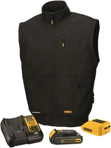 DEWALT DCHJ065C1-2XL 20V/12V MAX Heated Vest Kit, Black, XX-Large