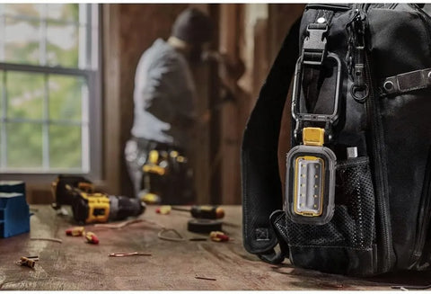 DEWALT LED Light, Powerful and Compact Work Light, Magentic Handle, USB-C Rechargeable (DCL182)