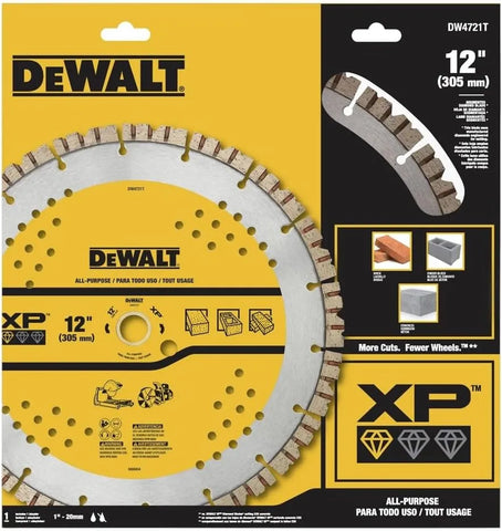 DEWALT DW4721T 12IN SEGMENTED XP ALL PURPOSE