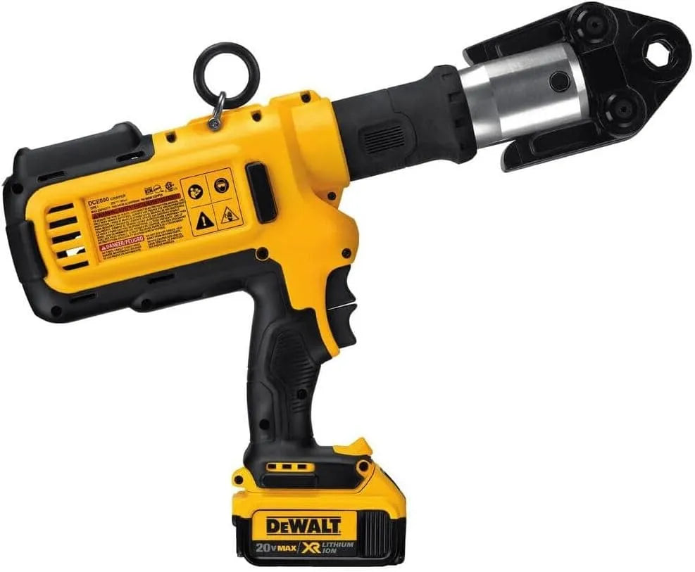 DEWALT 20V MAX Cordless Plumbing Pipe Press Tool Kit with Crimping Heads, Pro Press Tool For Copper Pipe and Stainless Steel Pipes, ½”-1 ¼”, 2 Batteries and Charger Included (DCE200M2K)
