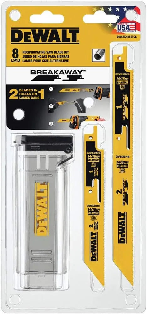 DEWALT DWABK48SETCS BREAKAWAY Reciprocating Saw Blades