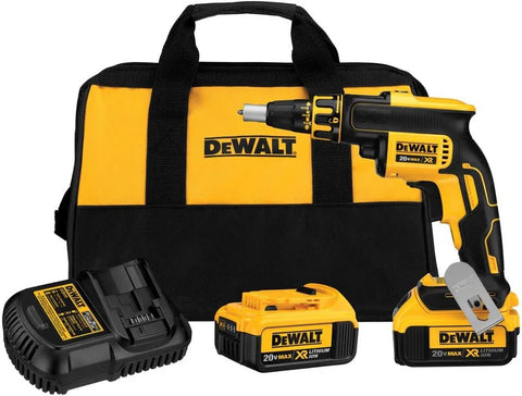 DEWALT 20V MAX* XR Drywall Screw Gun, Brushless, 4.0-Amp Hour (DCF620M2)