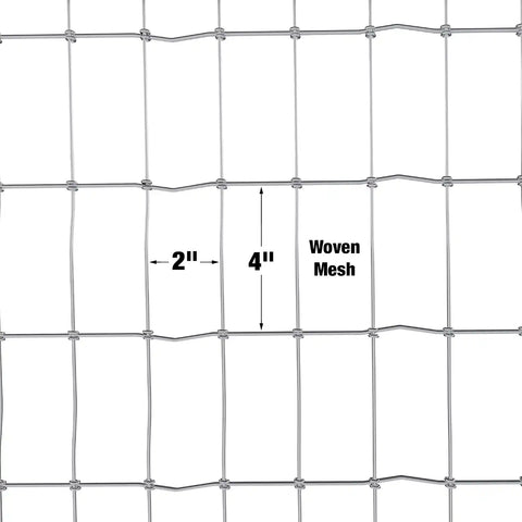 DeWALT – Horse Fence – 60 in. x 100 ft. 12.5‑Gauge Galvanized Steel – for Horse Enclosures | Pasture Fencing | Farm and Property Protection
