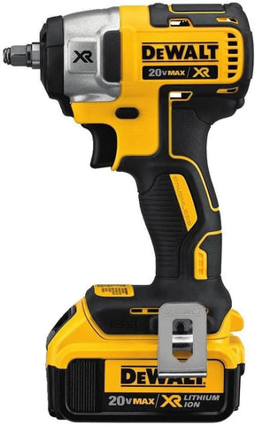 DEWALT 20V MAX XR Cordless Impact Wrench Kit with Hog Ring, 3/8-Inch (DCF890M2)