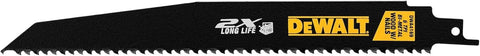 DEWALT 9-Inch Reciprocating Saw Blades, 6 TPI, Demolition, 5 Pack (DWA4169)
