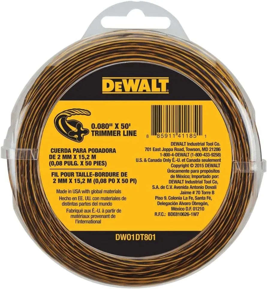 Dewalt Trimmer LINE .080X50FT DWO1DT801